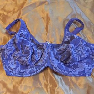 Luminaire 40DDD Purple Lace Underwire Bra